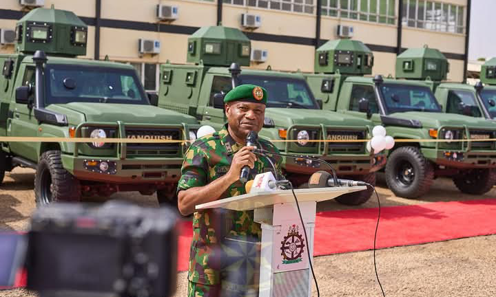 Nigerian Army receives 15 local vanguisher Armoured Personnel Carriers