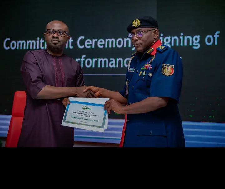NSCDC signs 2026 performance contract bond as Interior Ministry AS concludes sectoral retreat